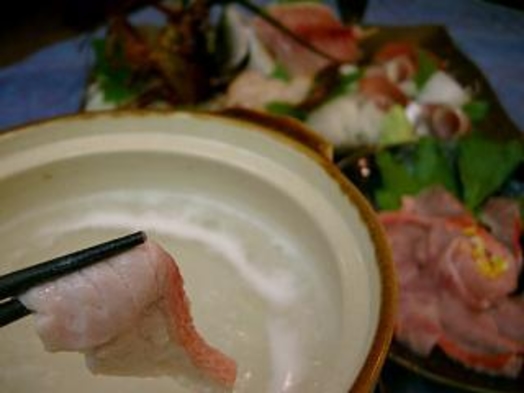 下田の海を食べ尽くす！【伊勢海老のお造り＋お刺身盛り合わせ＆金目鯛のしゃぶしゃぶ】海の幸満喫プラン♪